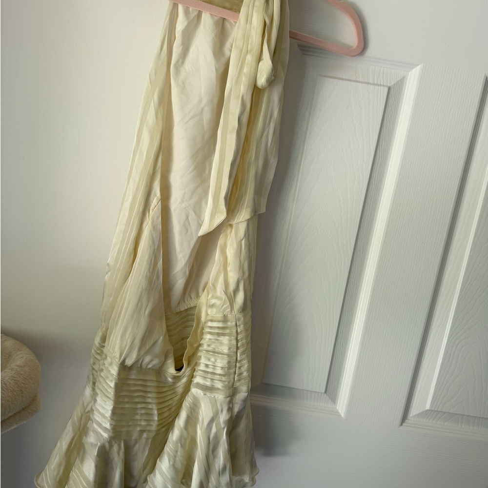 Peppermayo Willow Chiffon Mini Dress in Ivory NEW WITH TAGS NEVER WORN size M 6 - Picture 5 of 5